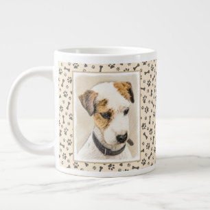 Parson Jack Russell Terrier Painting - Dog Art Large Coffee Mug