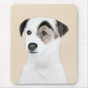 Parson Jack Russell Terrier Painting - Dog Art Mouse Mat