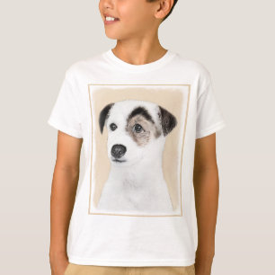 Parson Jack Russell Terrier Painting - Dog Art T-Shirt