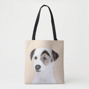 Parson Jack Russell Terrier Painting - Dog Art Tote Bag