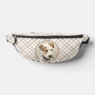 Parson Jack Russell Terrier Painting Pet Dog Art Bum Bags