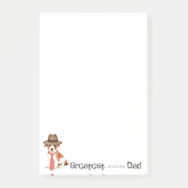 Parson Russell Dad Post-it Notes (Front)