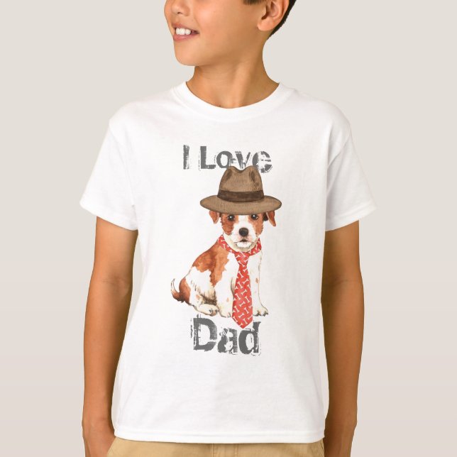 Parson Russell Dad T-Shirt (Front)