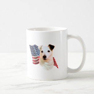 Parson Russell Terrier Flag Coffee Mug