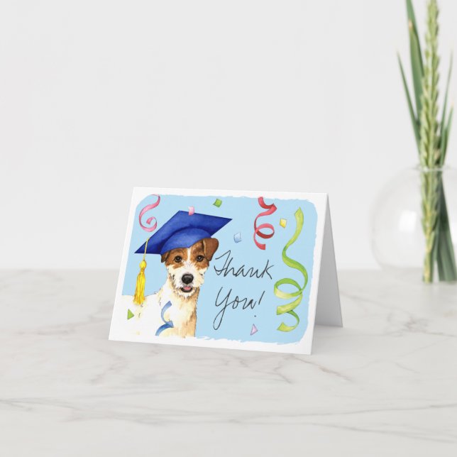 Parson Russell Terrier Graduate Card (Front)