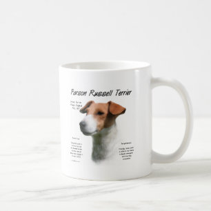Parson Russell Terrier History Design Coffee Mug