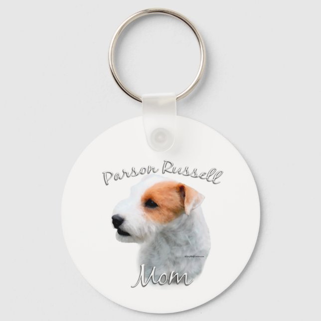 Parson Russell Terrier Mum 2 Key Ring (Front)