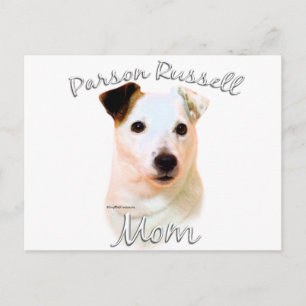 Parson Russell Terrier (smooth) Mum 2 Postcard