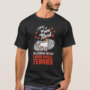Parson Russell Terrier Valentine's Day Parson Russ T-Shirt