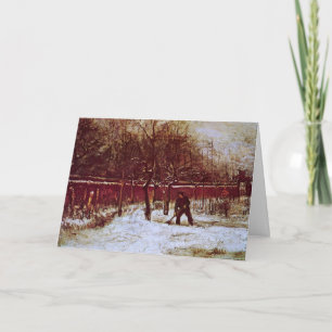 Parsonage Garden at Nuenen by Vincent van Gogh Card