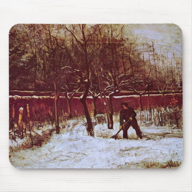 Parsonage Garden at Nuenen by Vincent van Gogh Mouse Mat (Front)