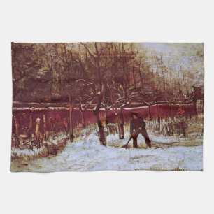 Parsonage Garden at Nuenen by Vincent van Gogh Tea Towel
