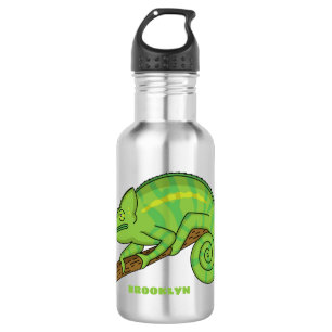 Parson's chameleon illustration 532 ml water bottle