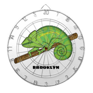 Parson's chameleon illustration  dartboard
