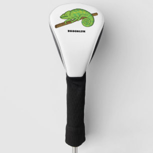 Parson's chameleon illustration golf head cover