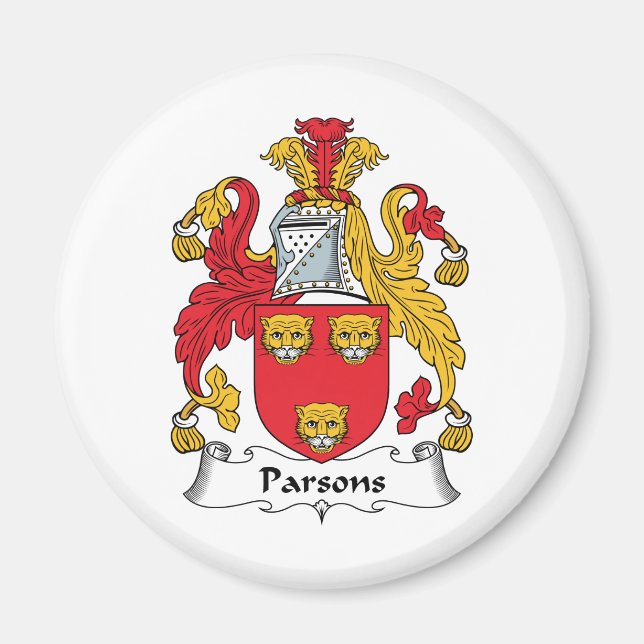 Parsons Family Crest Magnet (Front)