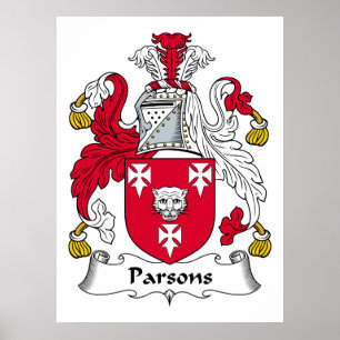 Parsons Family Crest Poster