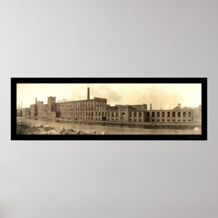 Parsons Paper Holyoke Photo 1909 Poster