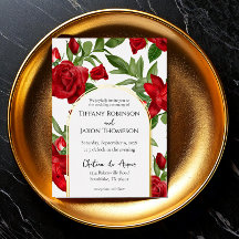 Part II Lovely Red Double Arch Wedding Real