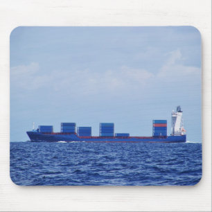 Part Loaded Container Ship Mouse Mat
