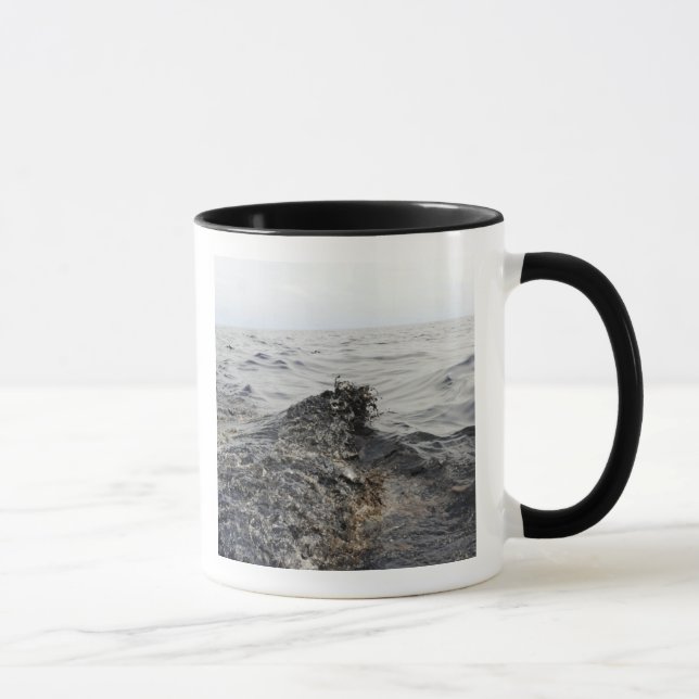 Part of an oil slick in the Gulf of Mexico Mug (Right)