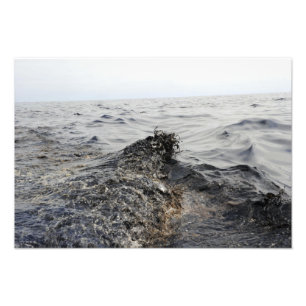 Part of an oil slick in the Gulf of Mexico Photo Print