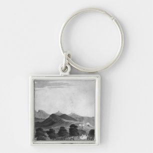 Part of British Army forming before Port Louis Key Ring