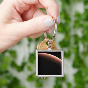 Part Of Mars At The Boundary Of Light And Dark. Key Ring