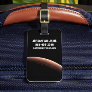 Part Of Mars At The Boundary Of Light And Dark. Luggage Tag