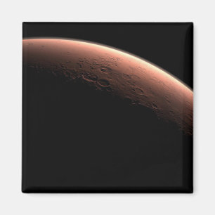 Part Of Mars At The Boundary Of Light And Dark. Magnet
