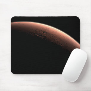 Part Of Mars At The Boundary Of Light And Dark. Mouse Mat