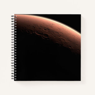 Part Of Mars At The Boundary Of Light And Dark. Notebook