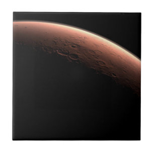 Part Of Mars At The Boundary Of Light And Dark. Tile