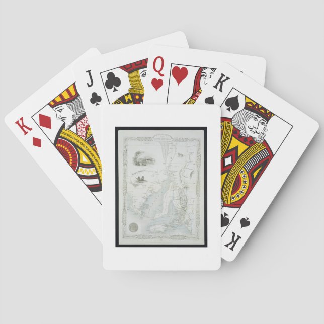 Part of South Australia, from a Series of World Ma Playing Cards (Back)