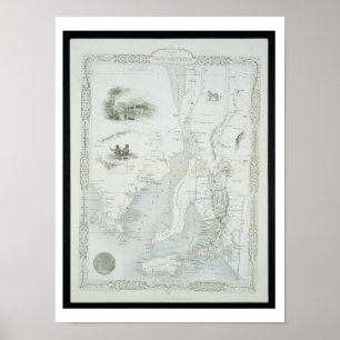 Part of South Australia, from a Series of World Ma Poster