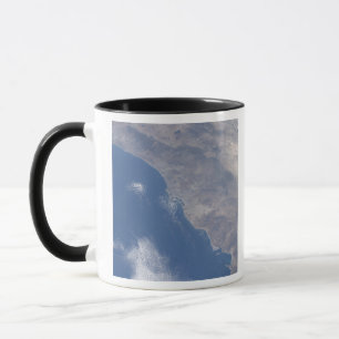 Part of southern California as seen from space Mug