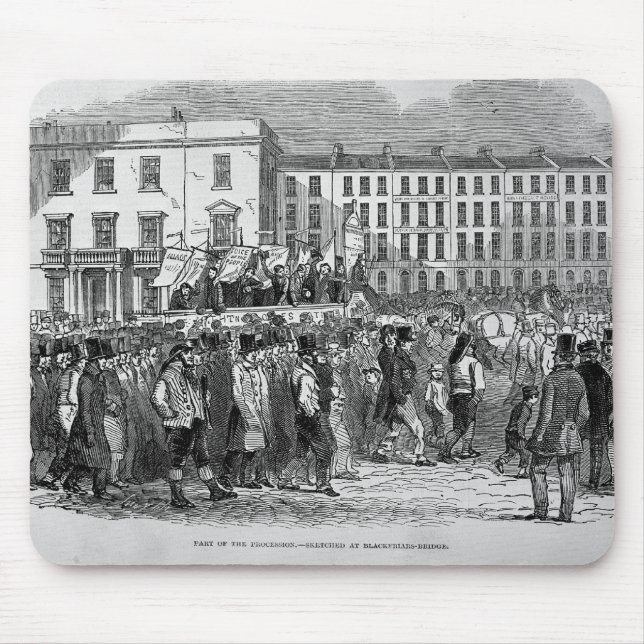 Part of the Chartist Procession Mouse Mat (Front)