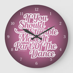 Part Of The Dance Large Clock
