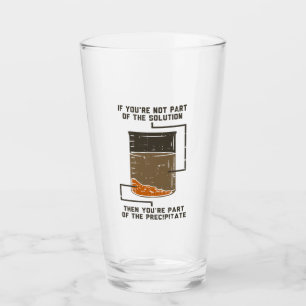 Part of the Precipitate Chemistry Teacher Gag Glass