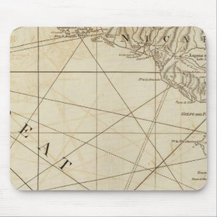 Part of the provinces of Costa Rica and Nicaragua Mouse Mat