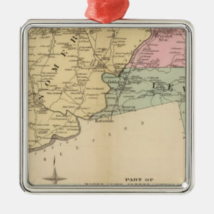 Part of West Chester County, New York Metal Tree Decoration