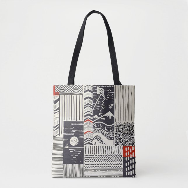 Part of wood with peeled green paint,  abstract te tote bag (Front)