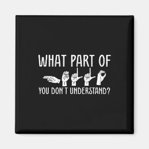 Part Of You Don't Understand Design Teacher Of Dea Magnet