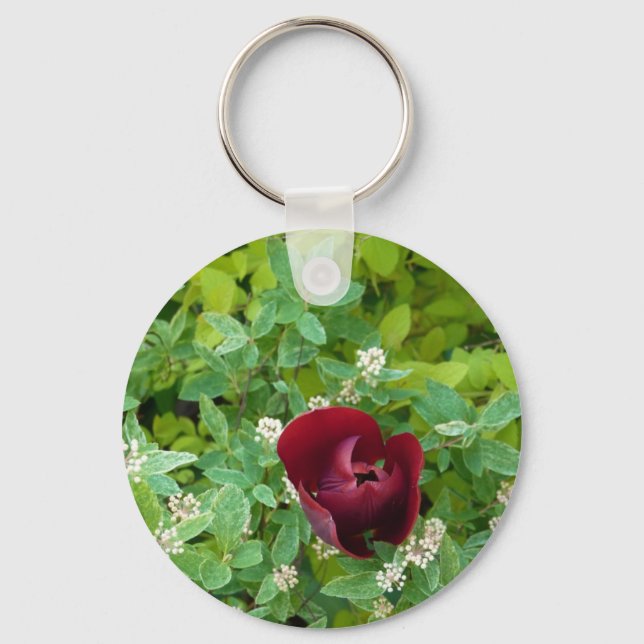 parterre de fleurs au printemps key ring (Front)
