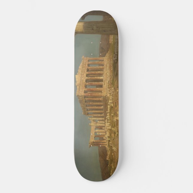 Parthenon (Ancient Greek Temple, Athens Landmark) Skateboard (Front)
