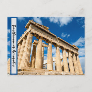 Parthenon at Acropolis Postcard