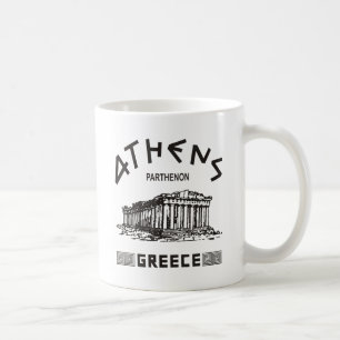 Parthenon - Athens - Greek (black) Coffee Mug