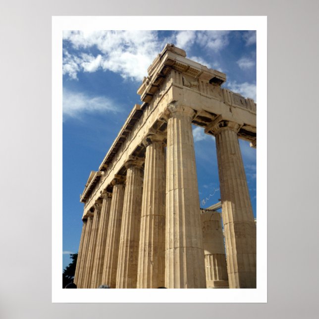 parthenon columns poster (Front)