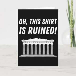 Parthenon Greece And Acropolis Of Athens Card
