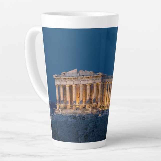 Parthenon Latte Mug (Left Angle)